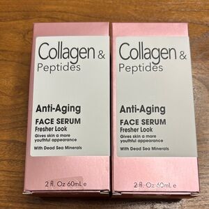 Lot of 2 SPA Cosmetics Collagen&Peptides Anti-Aging Face Serum New Sealed